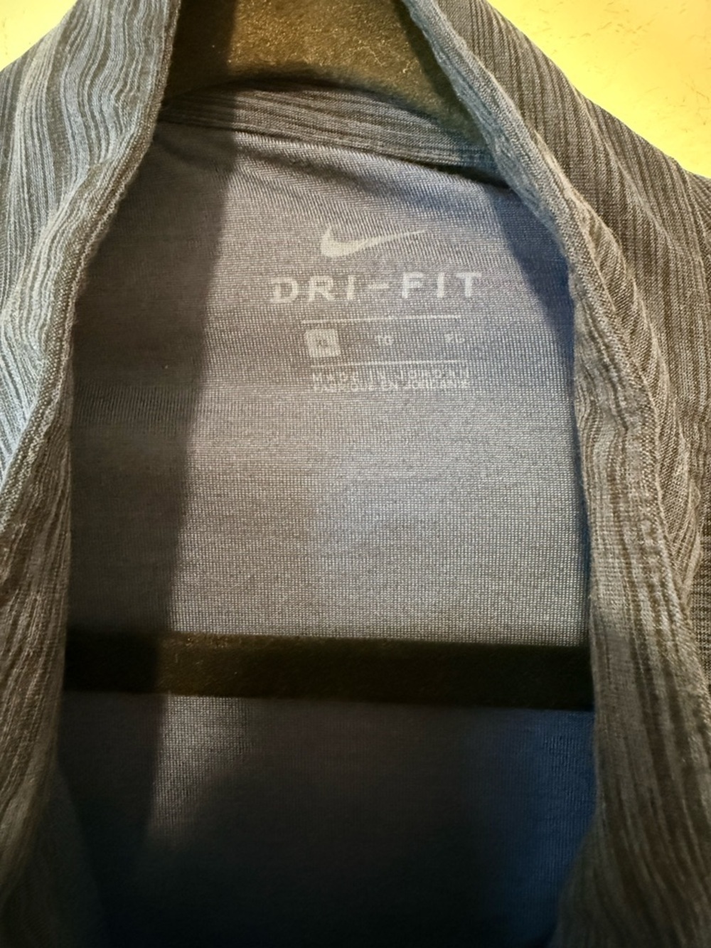 Nike Dri-FIT Quarter Zip Pullover XL Blue Athletic Running Training Top - Picture 4 of 4